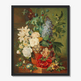 Flowers in a Terra Cotta Vase by Albertus Jonas Brandt - thumbnail_1_bf_66fe42108213847b6f357b91